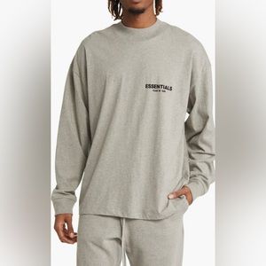 Mens Essentials Fear of God Long Sleeve shirt